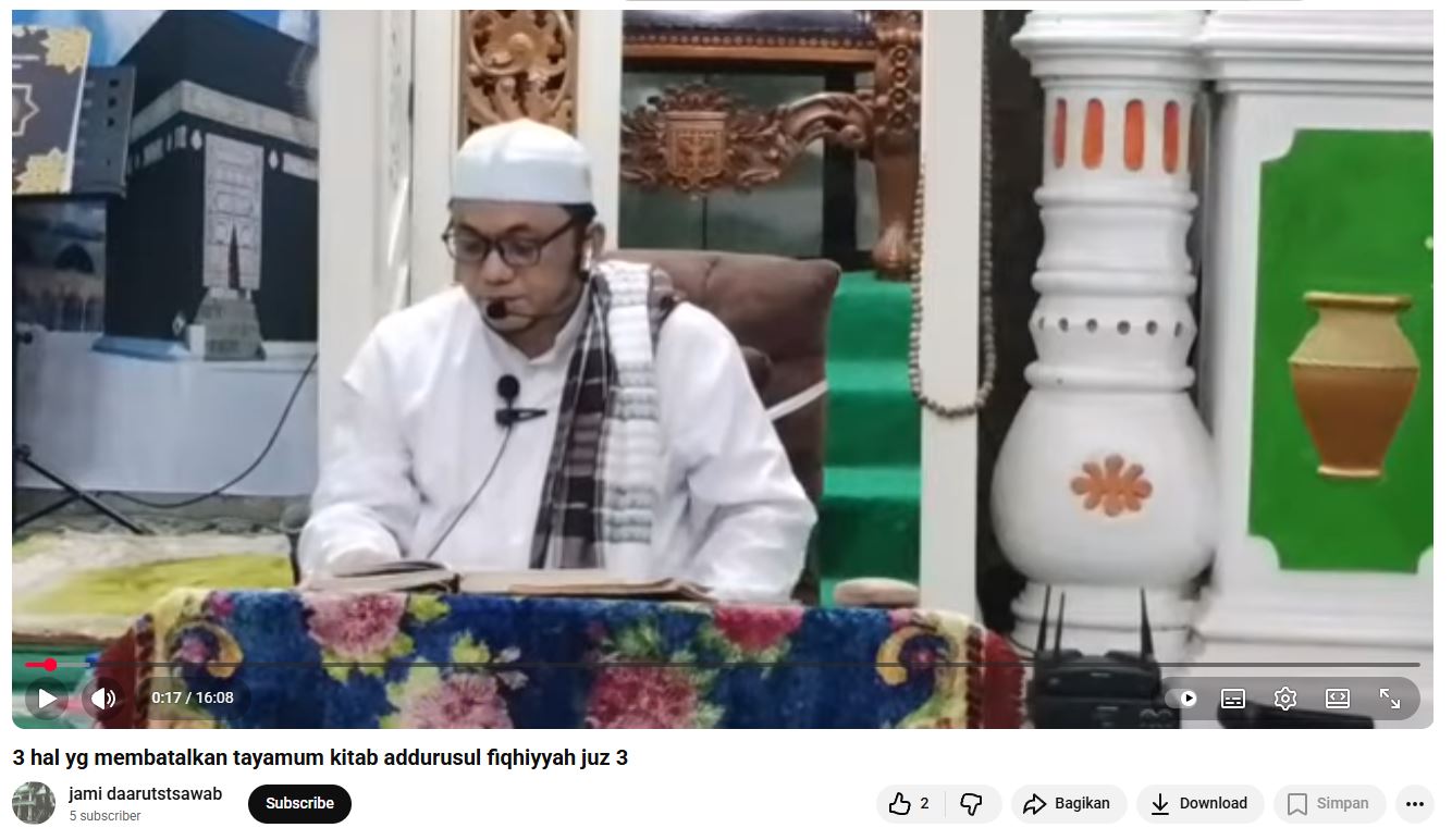 3 hal yg membatalkan tayamum kitab addurusul fiqhiyyah juz 3